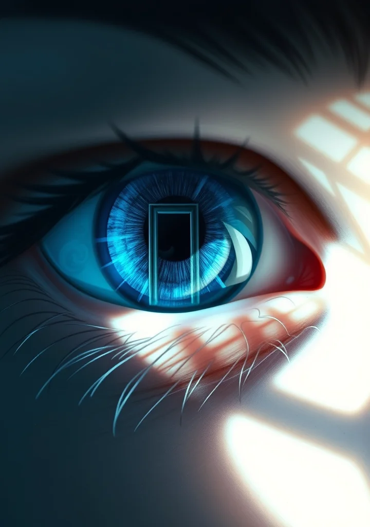 Olhos azuis e armários