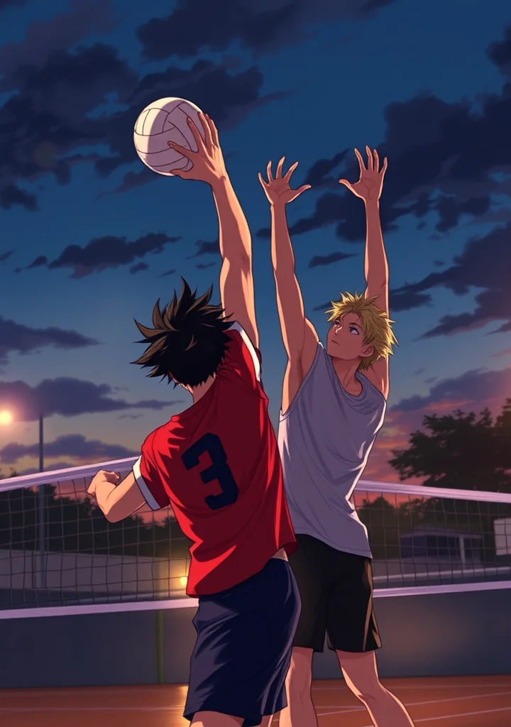 Beanpole and Kuroo