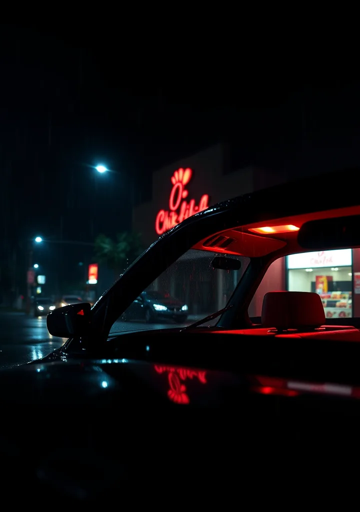 Kiss en la carretera negra (Drive-thru)